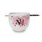 Disney The Nightmare Before Christmas Jack and Sally Ramen Bowl With Chopsticks